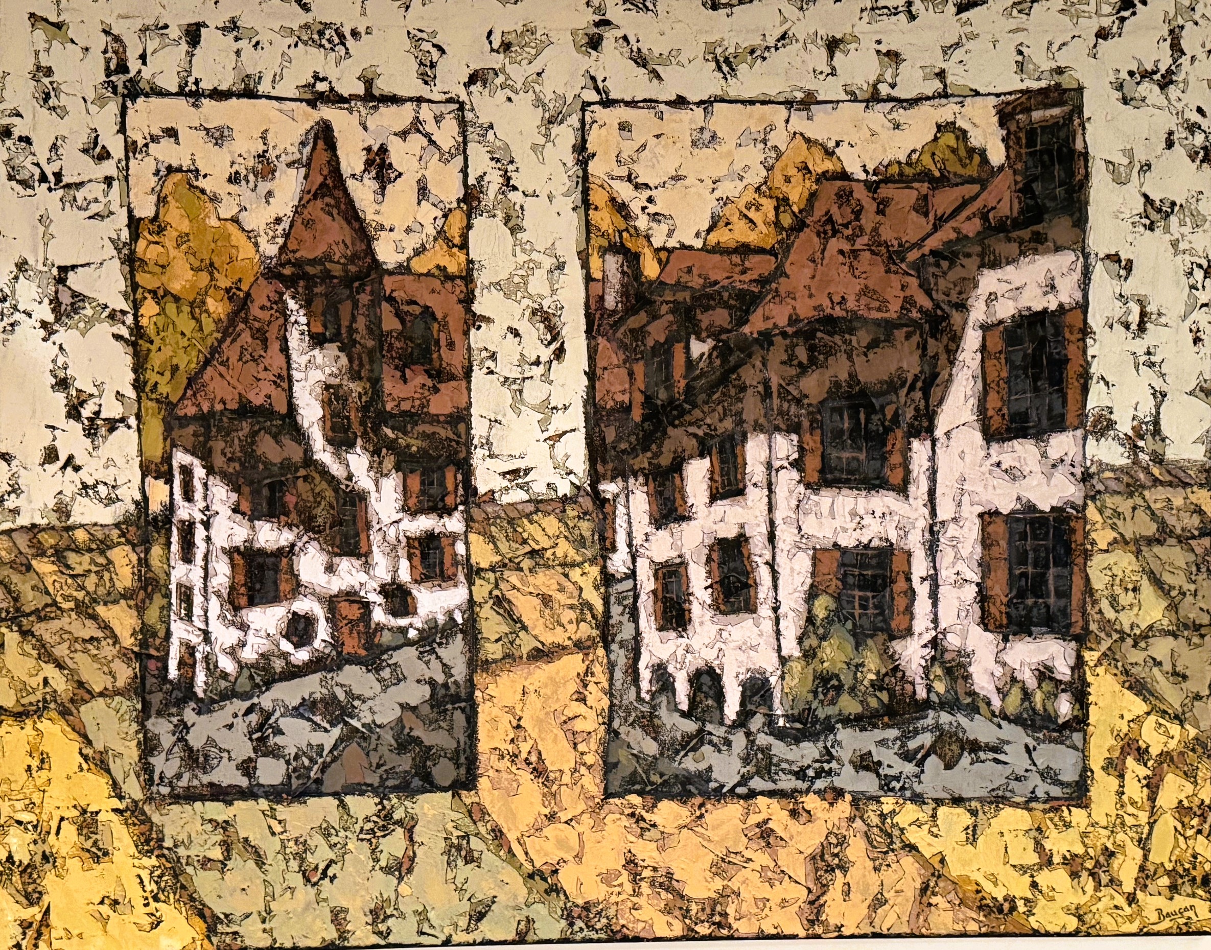 FRANCIS BRETON BAUCAN – LE VOYAGE DU BLÉ (35×46)